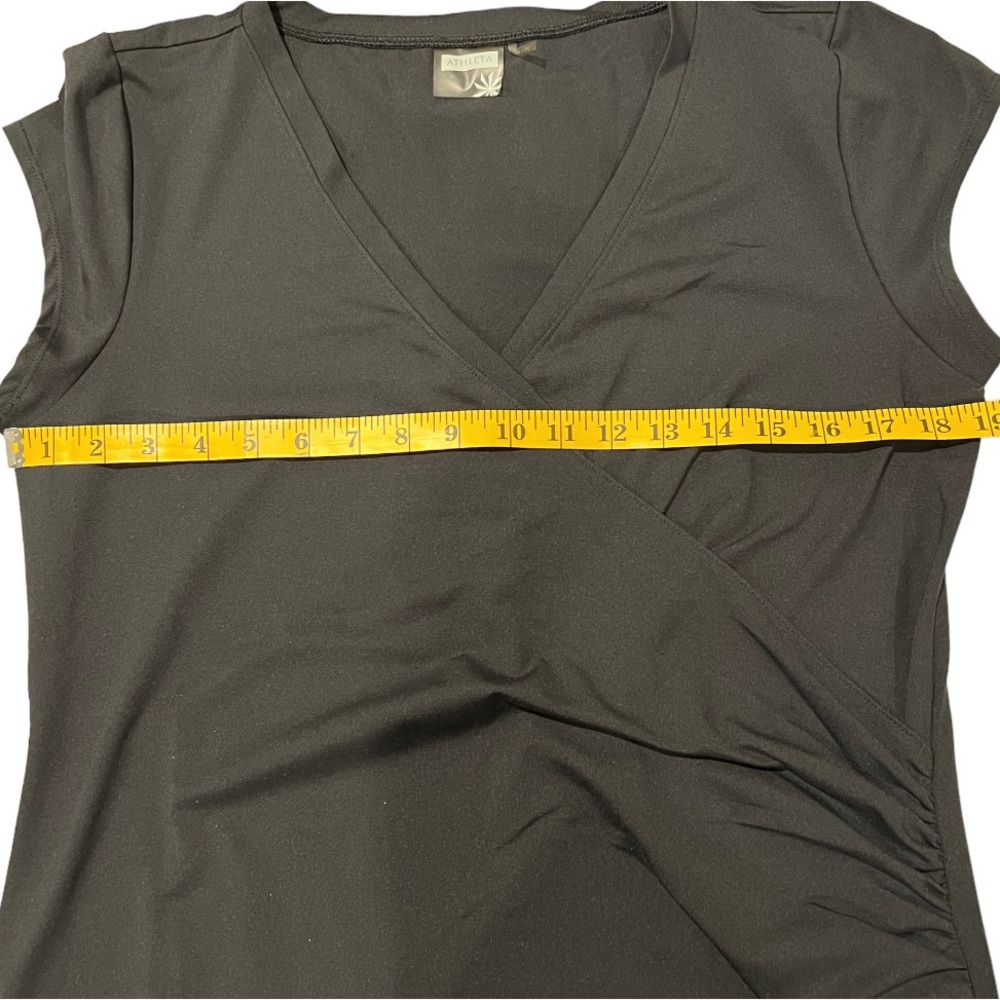 Athleta draped faux wrap nectar stretchy dress women’s size XL - Picture 9 of 10